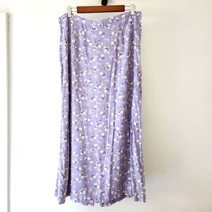 Vintage Christopher & Banks Floral Maxi Skirt